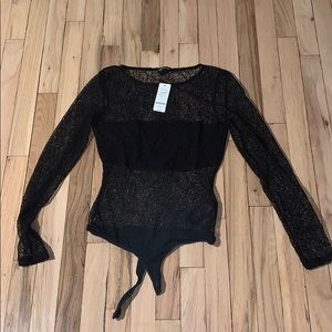 Bebe Black bodysuit, never worn!!